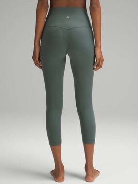 Lululemon Align High-Rise Crop 23" Legging Tights Dark Forest Size 10